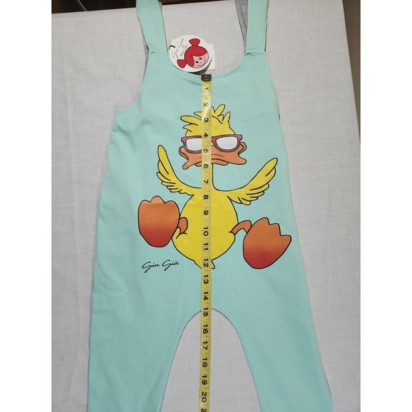 GIU GIU Unisex Children Overalls Duck One‎ Piece Jumpsuit  ITALY Size 1-2 - Picture 7 of 8